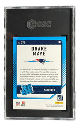 Drake Maye 2024 Donruss #379 New England Patriots Rookie Card SGC GM 10