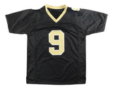 Drew Brees New Orleans Signed Black Football Jersey SB XLIV MVP BAS