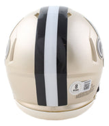 Drew Brees Signed New Orleans Saints Mini Speed Helmet HOF 26 BAS