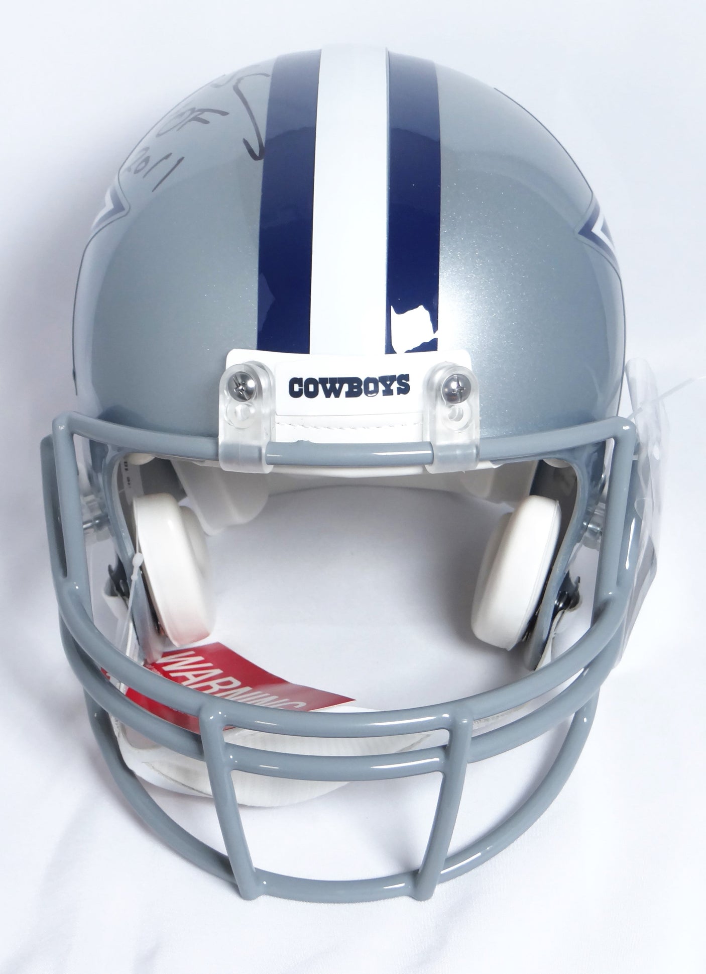 Deion Sanders Signed Dallas Cowboys Full Size Authentic Helmet w/ HOF -Beckett W *Black