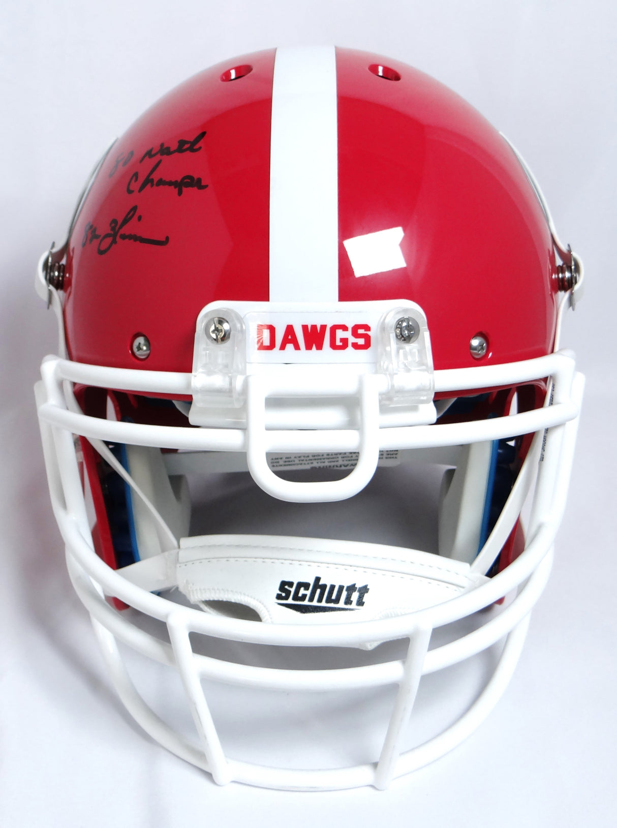 Herschel Walker Signed Georgia Bulldogs F/S Proline Helmet w/ 4 Stats- Beckett Auth