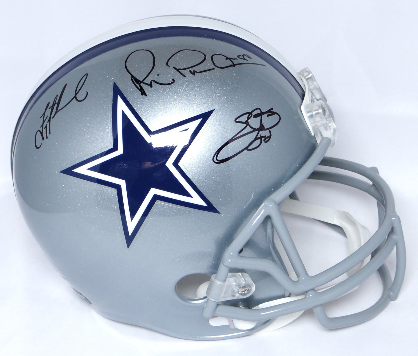 Aikman, E. Smith, Irvin Signed Cowboys F/S Helmet - JSA-W/Beckett/Prova Auth