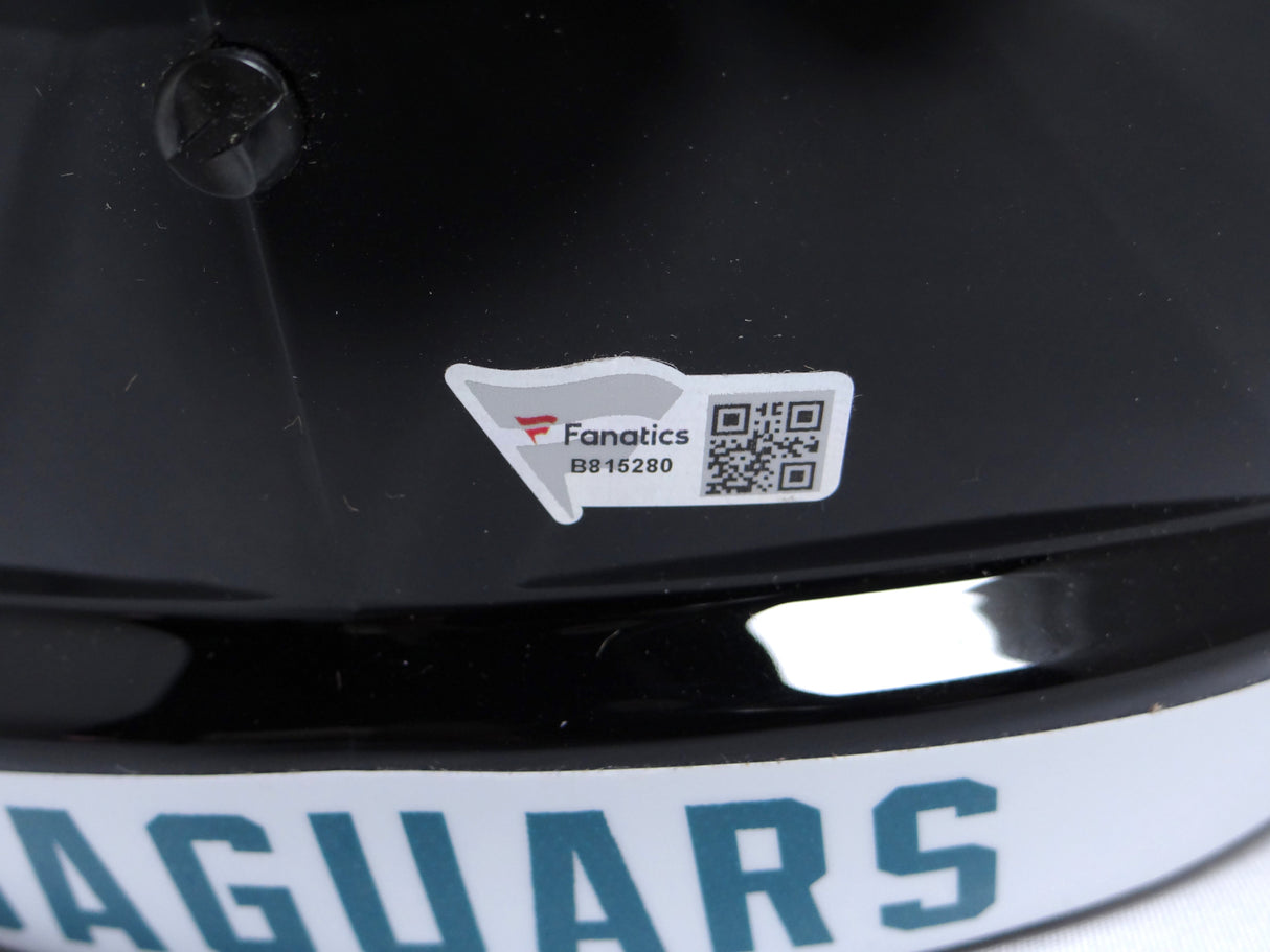 Trevor Lawrence Autographed Jaguars F/S Speed Helmet- Fanatics* Gold