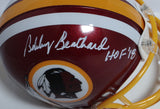 Bobby Beathard Autographed Washington Mini Helmet w/ HOF - Beckett W *White