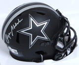Roger Staubach Autographed Cowboys Eclipse Speed Mini Helmet- Beckett *Silver