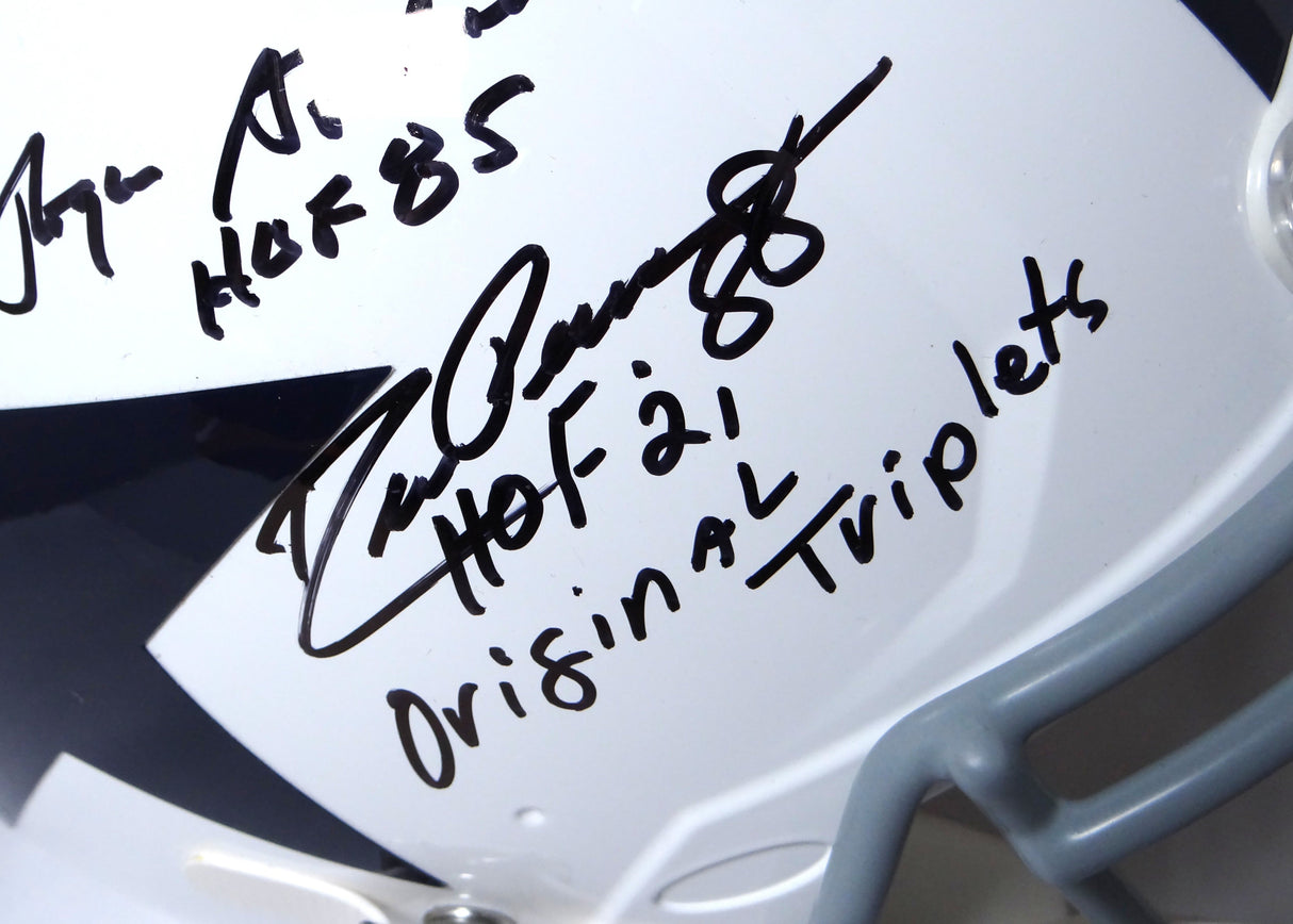 Pearson, Staubach, Dorsett Signed Cowboys F/S 60-63 Speed Auth Helmet w/ 2 Insc.-BAW