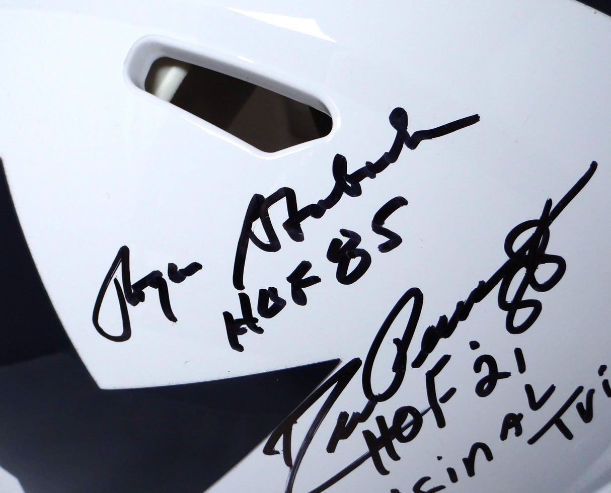 Pearson, Staubach, Dorsett Signed Cowboys F/S 60-63 Speed Auth Helmet w/ 2 Insc.-BAW
