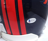 John Elway Autographed Broncos F/S Proline Helmet- Beckett W Holo *White