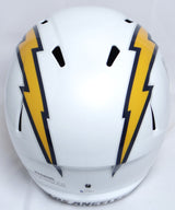 Austin Ekeler Autographed Chargers Replica Speed F/S Helmet Color Rush - Beckett W *Black