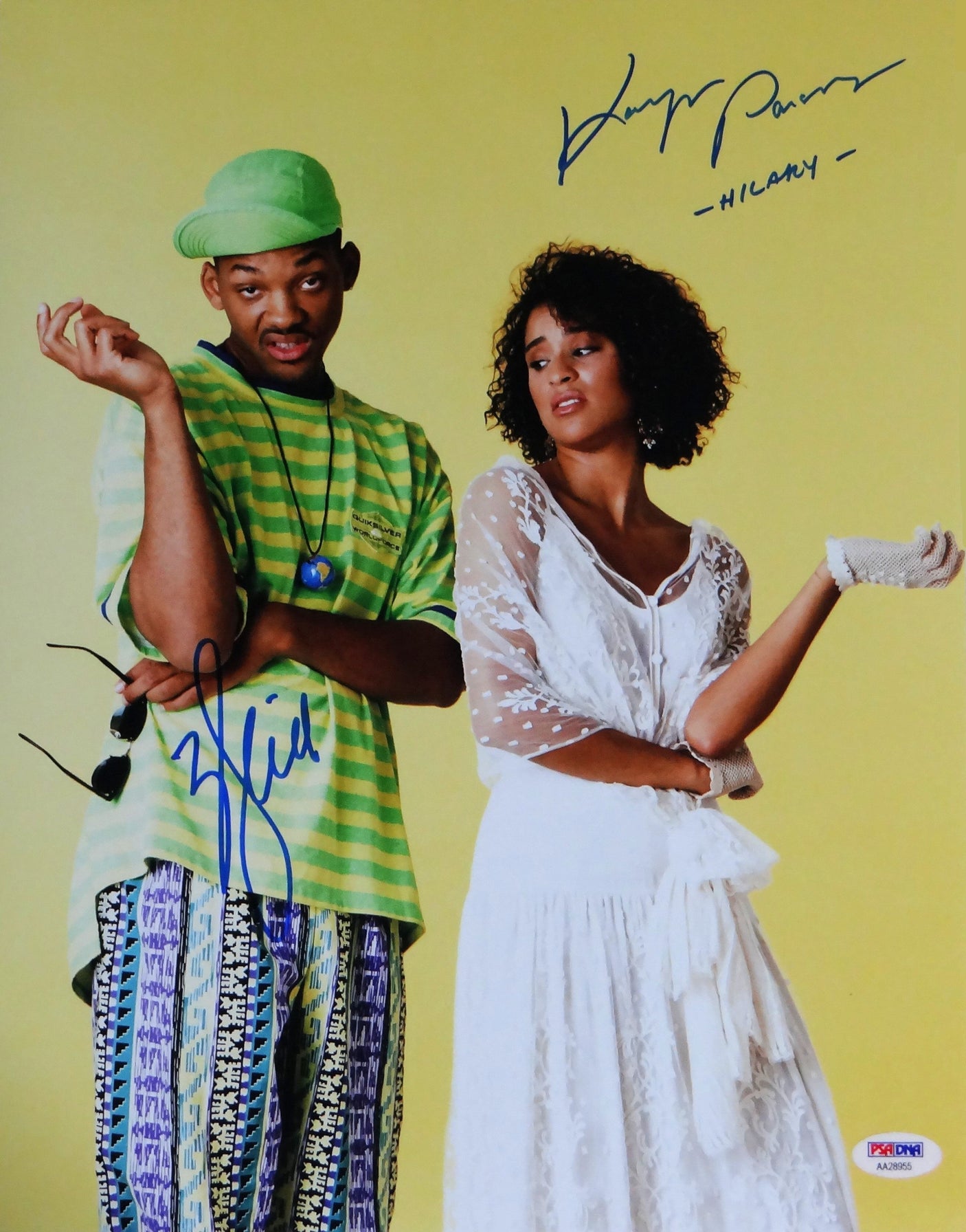 Will Smith & Karyn Parsons Autographed 11x14 Photo - PSA/DNA *Blue