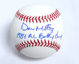 Don Mattingly Autographed Rawlings OML Baseball w/84 B.C - JSA W *Blue