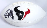 JJ Watt Autographed Houston Texans Logo Football-Beckett W Hologram *Black