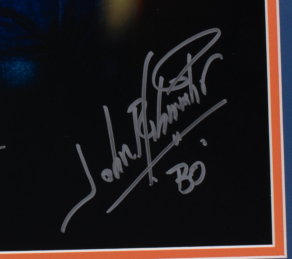 Schneider Wopat Bach Signed Framed 16x20 Dukes of Hazzard General Lee Photo JSA