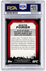 Dustin Poirier Signed 2011 Topps MMA Moment Of Truth #194 Rookie Card PSA/DNA