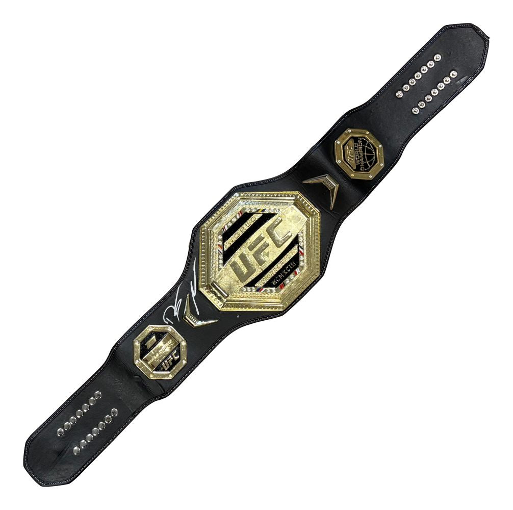 Dustin Poirier Signed MMA Full Size MMA Replica Championship Belt PSA/DNA