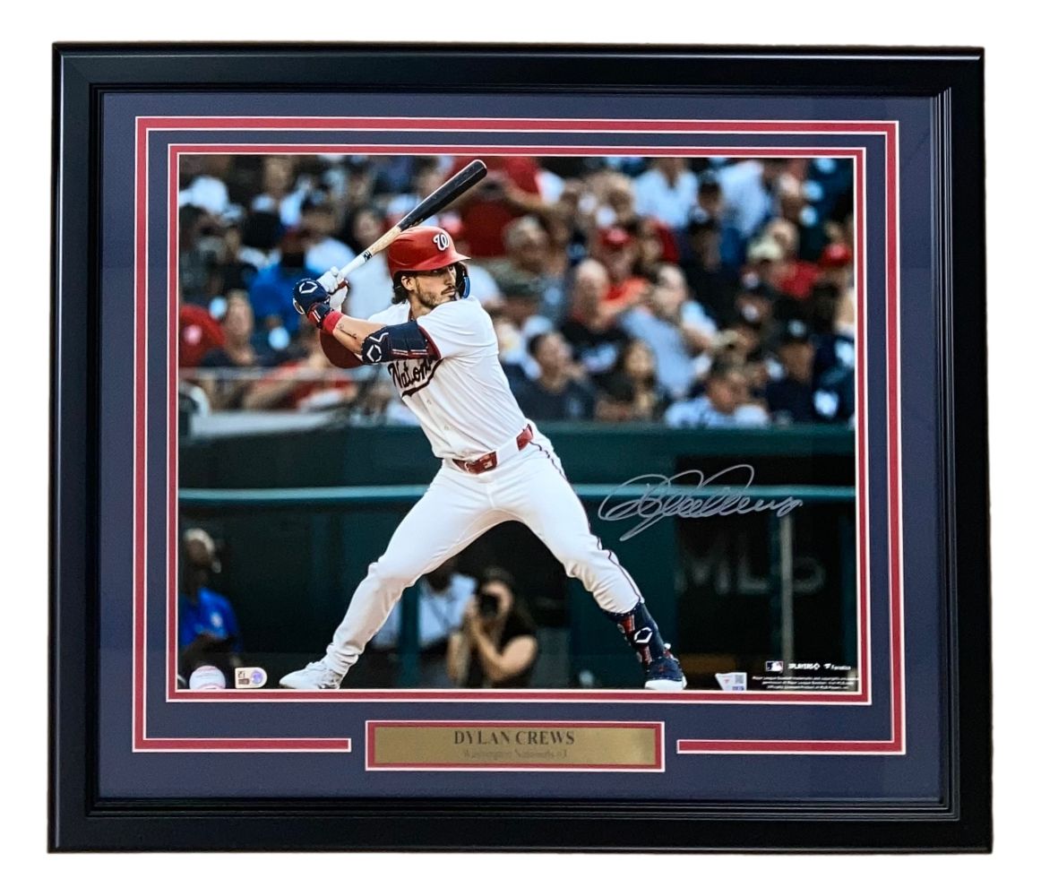 Dylan Crews Signed Framed 16x20 Washington Nationals Photo Fanatics