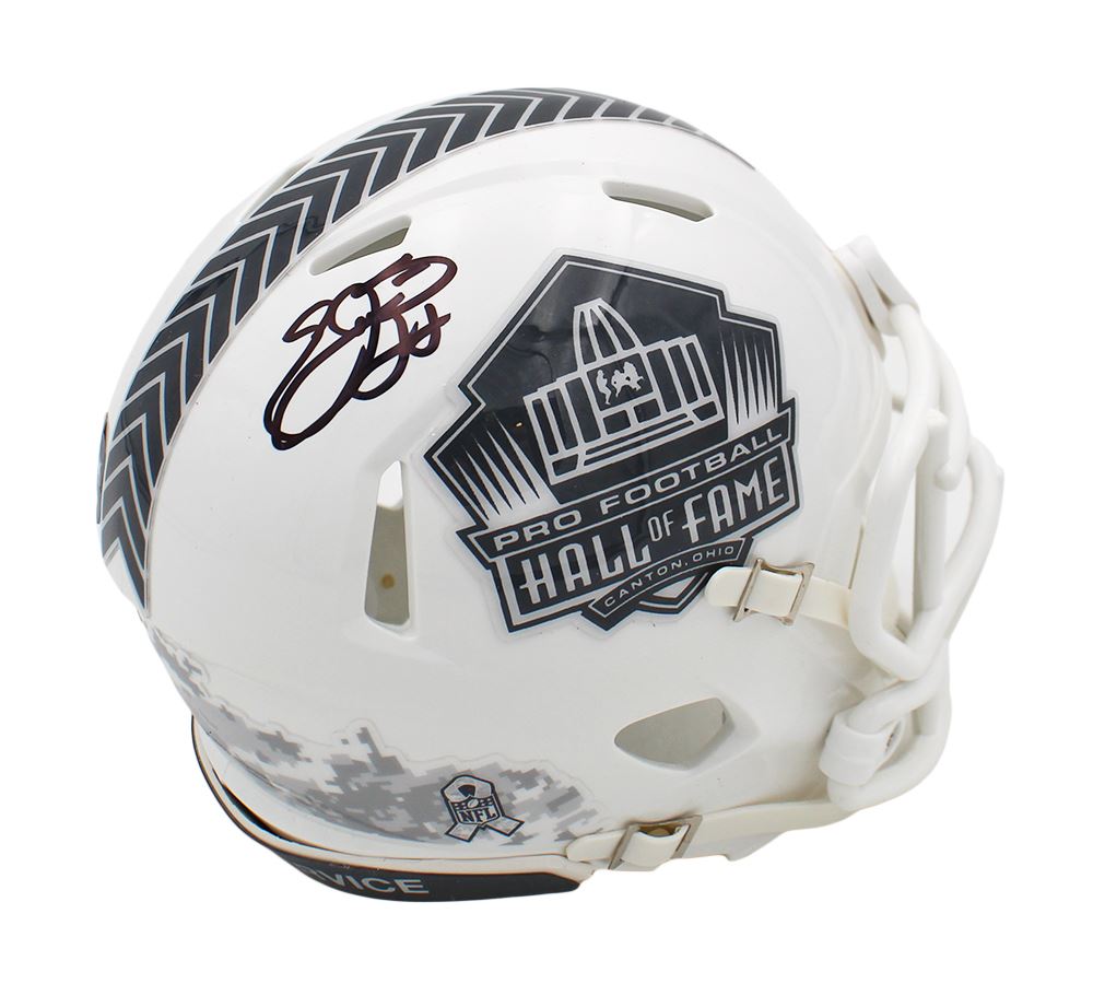 Emmitt Smith Autographed Hall Of Fame Speed Mini Helmet