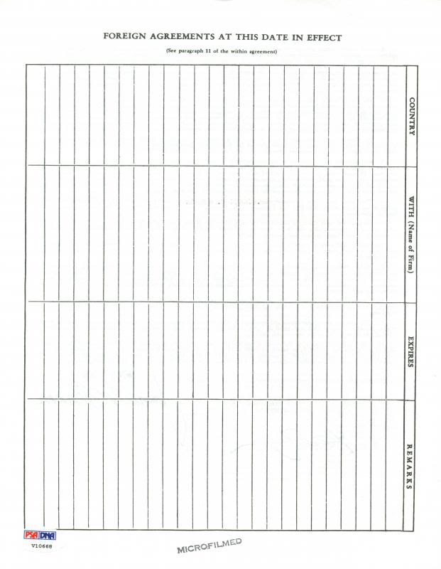 Jim Henson The Muppets Authentic Signed 1975 Document PSA/DNA #V10668