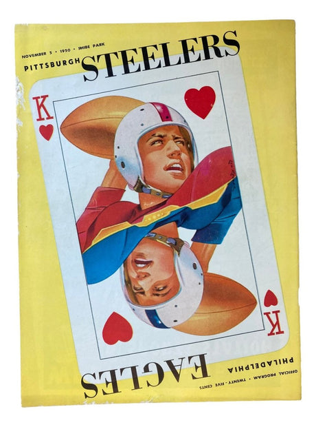 Philadelphia Eagles vs Pittsburgh Steelers November 5 1950 Game Program - Sports Integrity