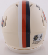 Mike Singletary Signed Bears Retro Mini Helmet Inscribed HOF 98 - Beckett