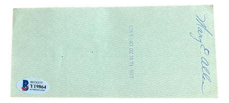 Edd Roush Cincinnati Reds Signed Bank Check #464 BAS - Sports Integrity