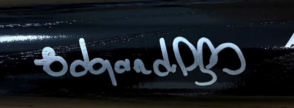 Edgardo Alfonzo New York Mets Signed Black Rawlings Pro Bat JSA QR