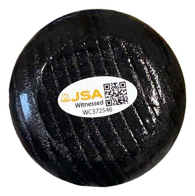 Edgardo Alfonzo New York Mets Signed Black Rawlings Pro Bat JSA QR
