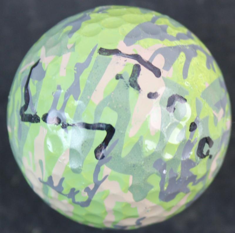 Larry The Cable Guy "T.C.G." Signed Personally Used Golf Ball PSA #Y45187