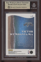 2023-24 Donruss Optic Splash Purple Prizm #6 Victor Wembanyama BGS 9.5 Gem Mint