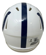 Edgerrin James Signed Indianapolis Colts Mini Speed Helmet BAS w/ Case