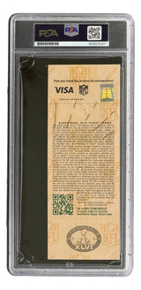 Eli Manning New York Giants Signed Super Bowl XLVI Ticket PSA/DNA Auto 10