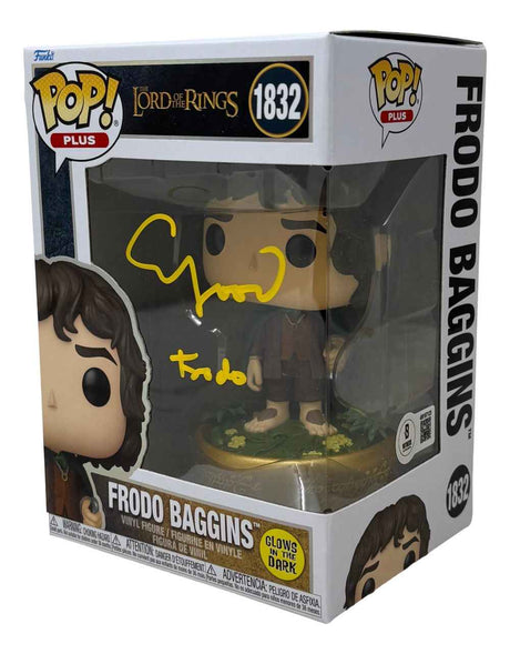 Elijah Wood Signed The Lord Of The Rings Funko Pop #1832 Frodo BAS