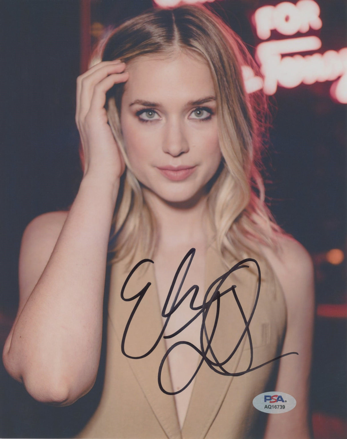 Elizabeth Lail You Authentic Signed 8x10 Photo PSA/DNA #AQ16739