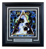 Joe Elliott Phil Collen Signed Framed 12x12 Def Leppard Photo JSA ITP