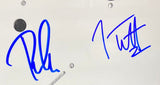 Joe Elliott Phil Collen Def Leppard Signed White Guitar Pick Guard JSA ITP - Sports Integrity