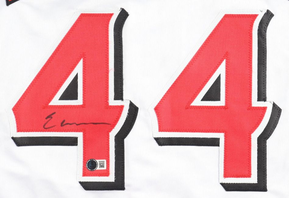 Elly De La Cruz Cincinnati Signed White Baseball Jersey BAS