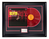 Elvis Presley Framed From Elvis In Memphis Vinyl Record w/ Laser Engrave Auto