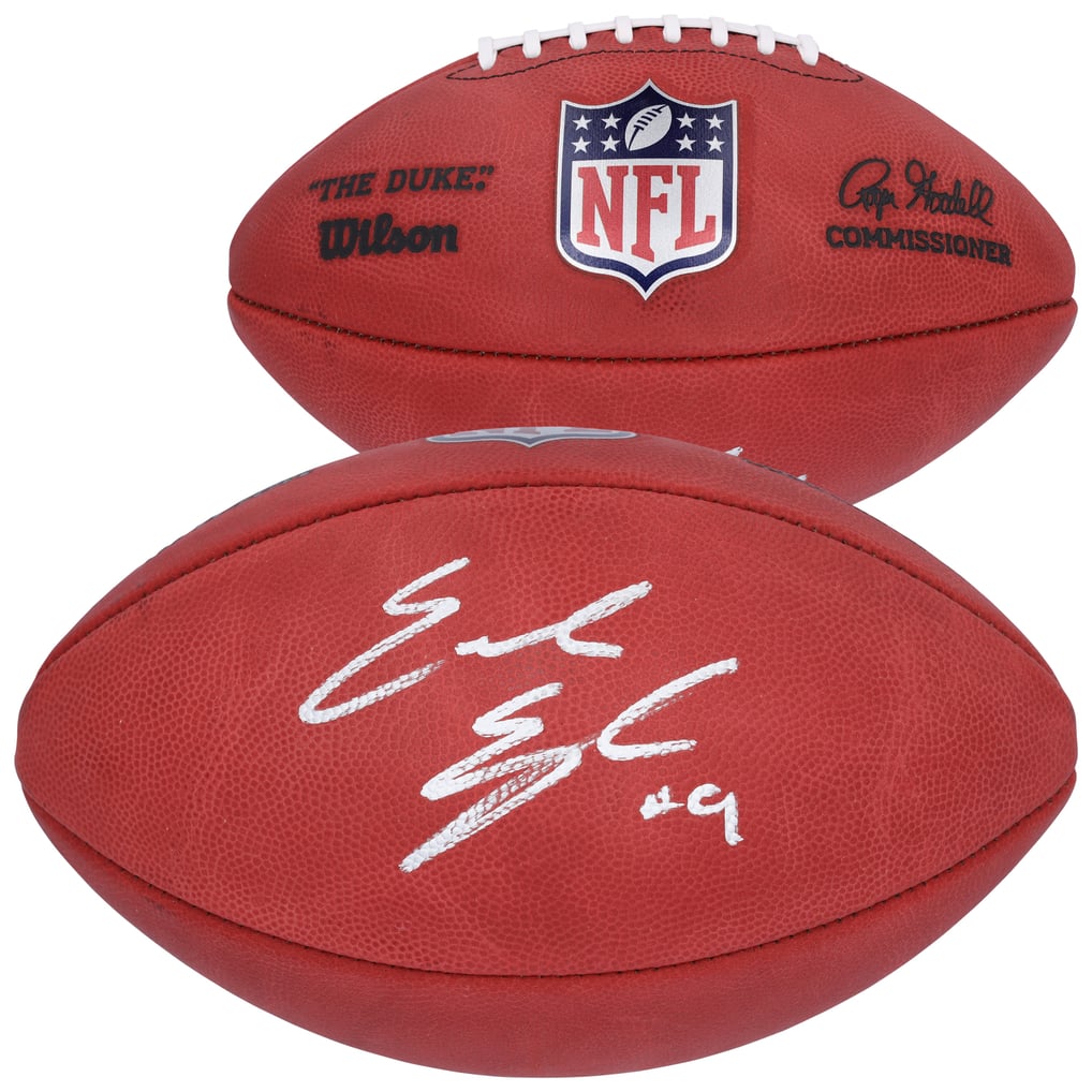 Emeka Egbuka Autographed Wilson NFL Official Duke Football Fanatics