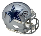 Emmitt Smith Signed Dallas Cowboys Mini Speed Helmet Prova Hologram