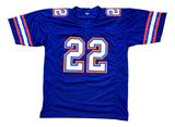 Emmitt Smith Florida Signed Blue Football Jersey Prova Hologram