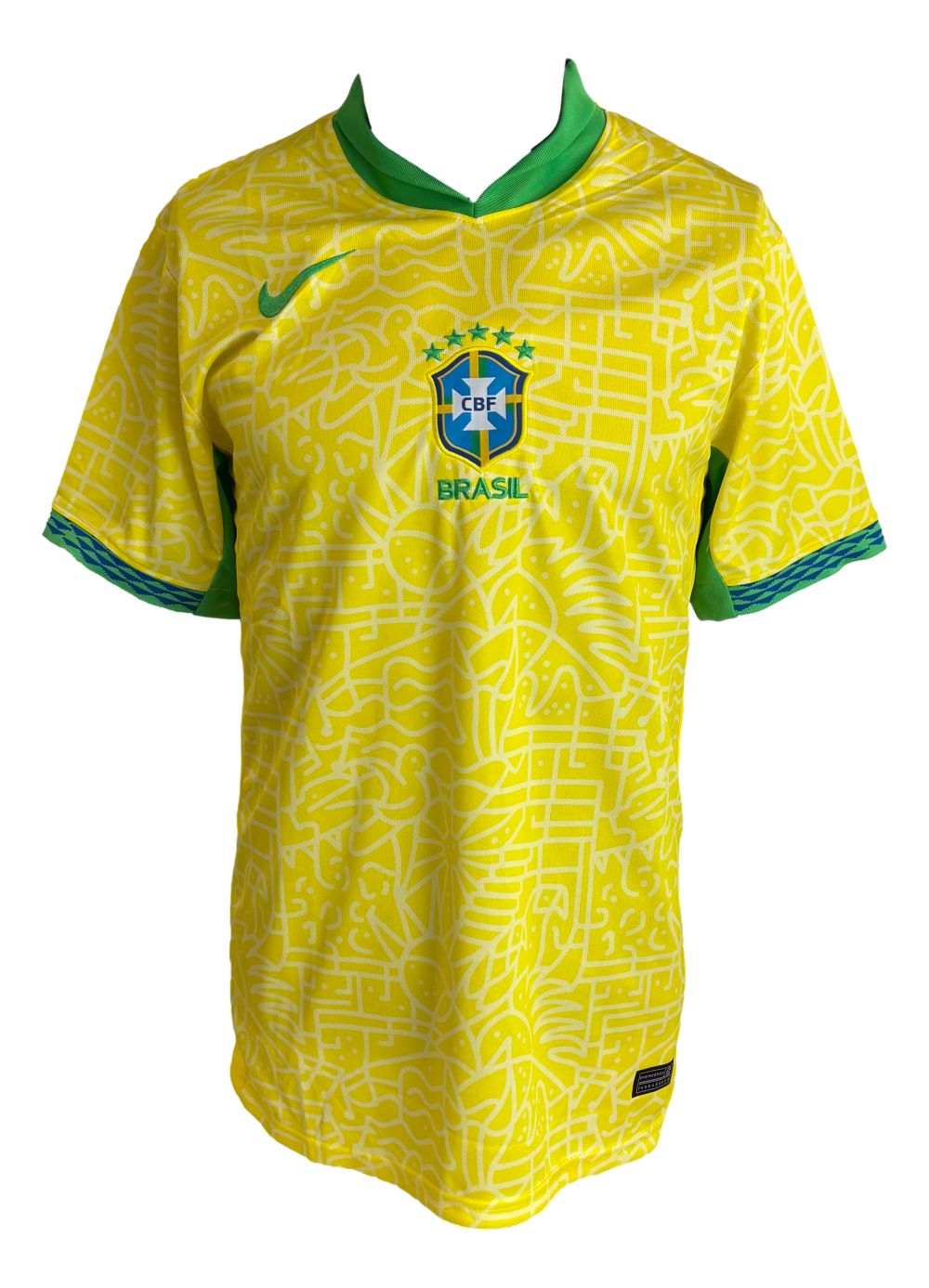 Endrick Signed Brazil Nike Soccer Jersey BAS