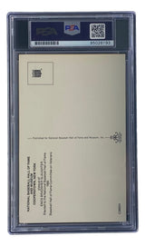 Enos Slaughter Signed 4x6 St Louis Cardinals HOF Plaque Card PSA/DNA 85026193 - Sports Integrity