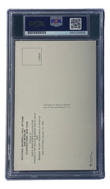 Enos Slaughter Signed 4x6 St Louis Cardinals HOF Plaque Card PSA/DNA 85025659 - Sports Integrity