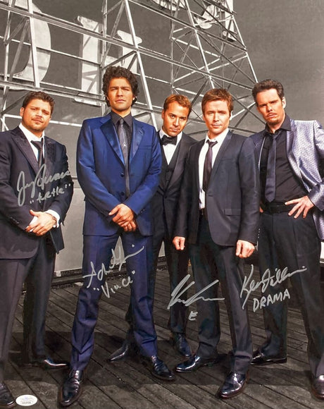 Entourage Cast Signed 16x20 Entourage Suit Photo Adrien Grenier & Others JSA ITP - Sports Integrity