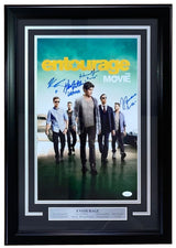 Entourage Cast Signed Framed 11x17 Entourage Movie Photo Grenier & Others JSA
