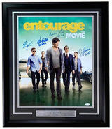 Entourage Cast Signed Framed 16x20 Entourage Movie Photo Grenier & Others JSA