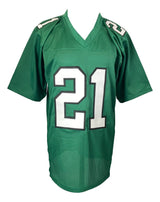 Eric Allen Philadelphia Signed Green Football Jersey PSA/DNA