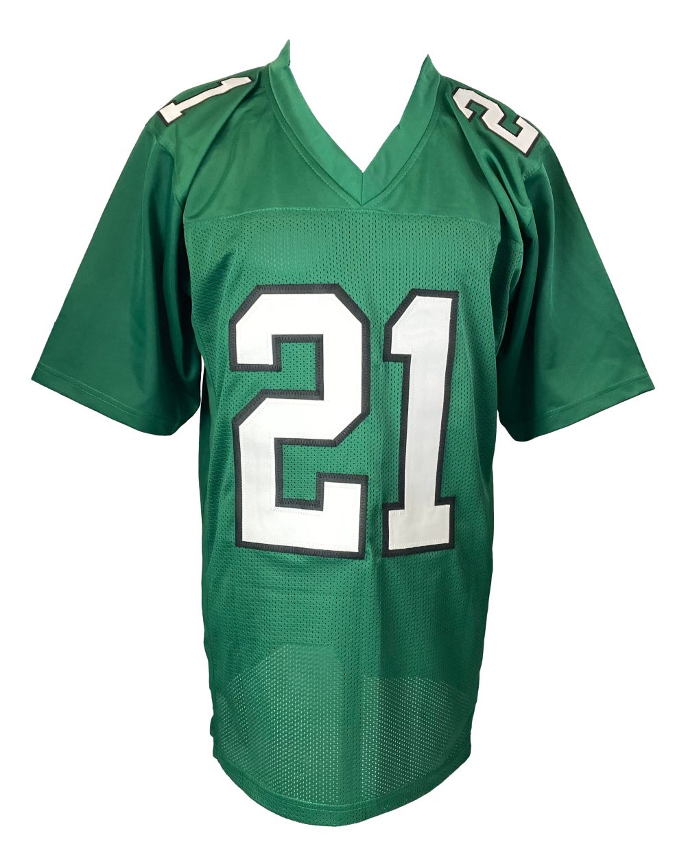 Eric Allen Philadelphia Signed Green Football Jersey PSA/DNA