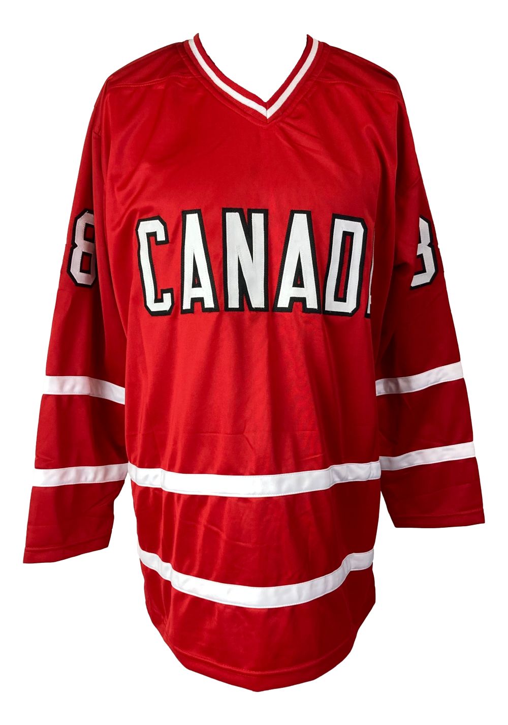 Eric Lindros Canada Signed Red Hockey Jersey HOF 16 Inscribed JSA ITP