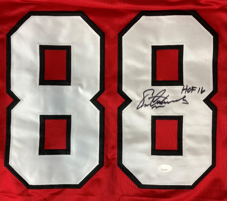 Eric Lindros Canada Signed Red Hockey Jersey HOF 16 Inscribed JSA ITP
